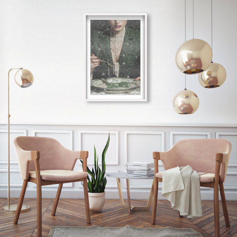 Forest Feast Print by Oliver Gal, 16.5"H x 11.5"W, White Shadowbox