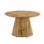 Table basse de style médiéval-moderne, avec placage de grain de bois, ensemble de table basse ronde classique et de table d'appoint, salon simple, table de centre de bureau-1214738611