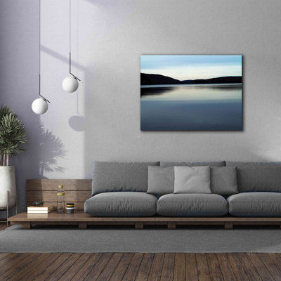 «Meech Lake Water And Hills On Canvas» par Clive Branson, reproduction