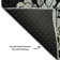 Premium Machine Washable Prisco Black Rug