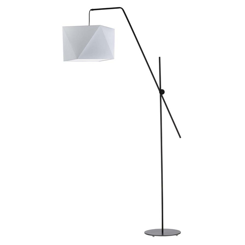 Ayash 176cm Task Floor Lamp, Black, Light Grey