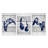 Video Gamer Trio Controllers Headset Triptych Wall Plaque Art Set by Daphne Polselli-223542323