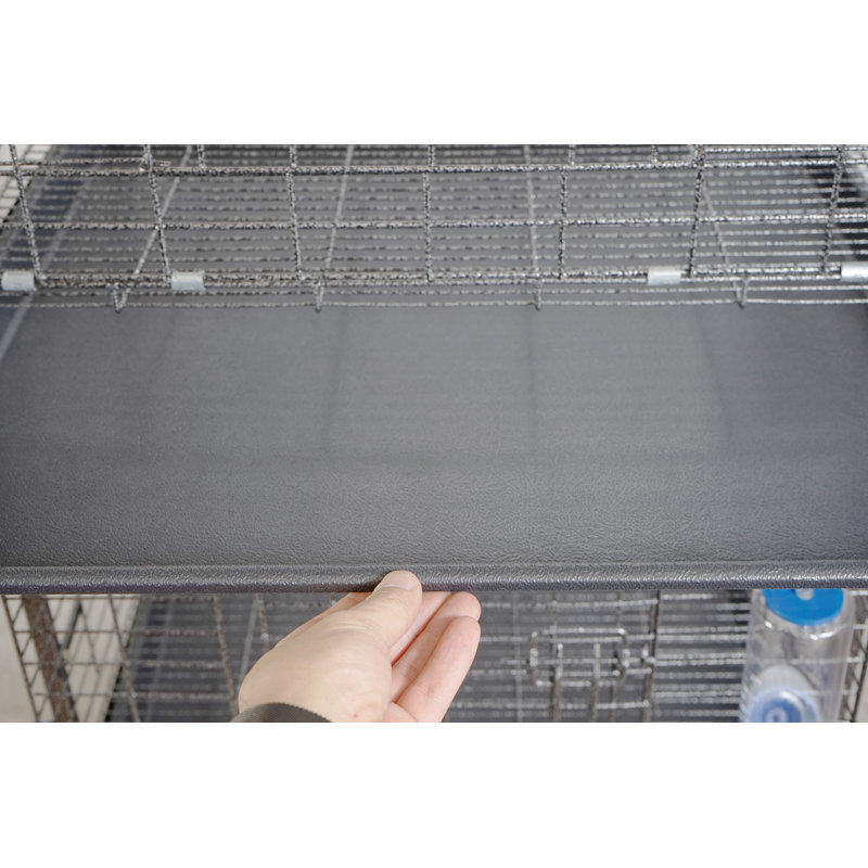 Stackable Rabbit Breeding Cage With Feeder And Water Bottle Easy-clean, 24 X 24