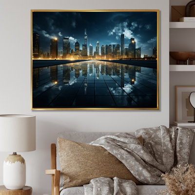 «Skyscrapers Majestic Heights I», reproduction sur toile