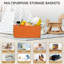 11.8"×7.8"×5.1" 3-Pack Mixed Brown Woven Rope Storage Baskets with Handles-328427728-328427741