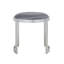 Tabouret de coiffeuse en métal Nouri - table basse avec repose-pieds Orion-891611404-891611407