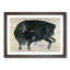 Black Bull by Mochizuki Gyokusen - Picture Frame Art Print-55512605-55512602