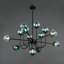 Lustres sphériques en verre 13 lumières Davesha-412887757
