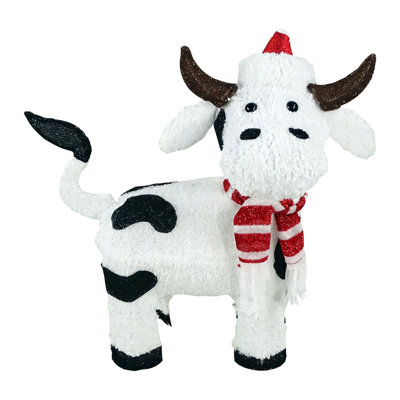 Vache 3D avec éclairage DEL homologué UL