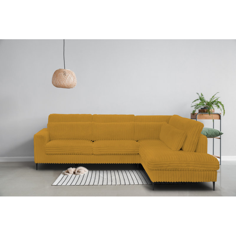 Edelare 4 Seater Corner Sofa , Mango, Right