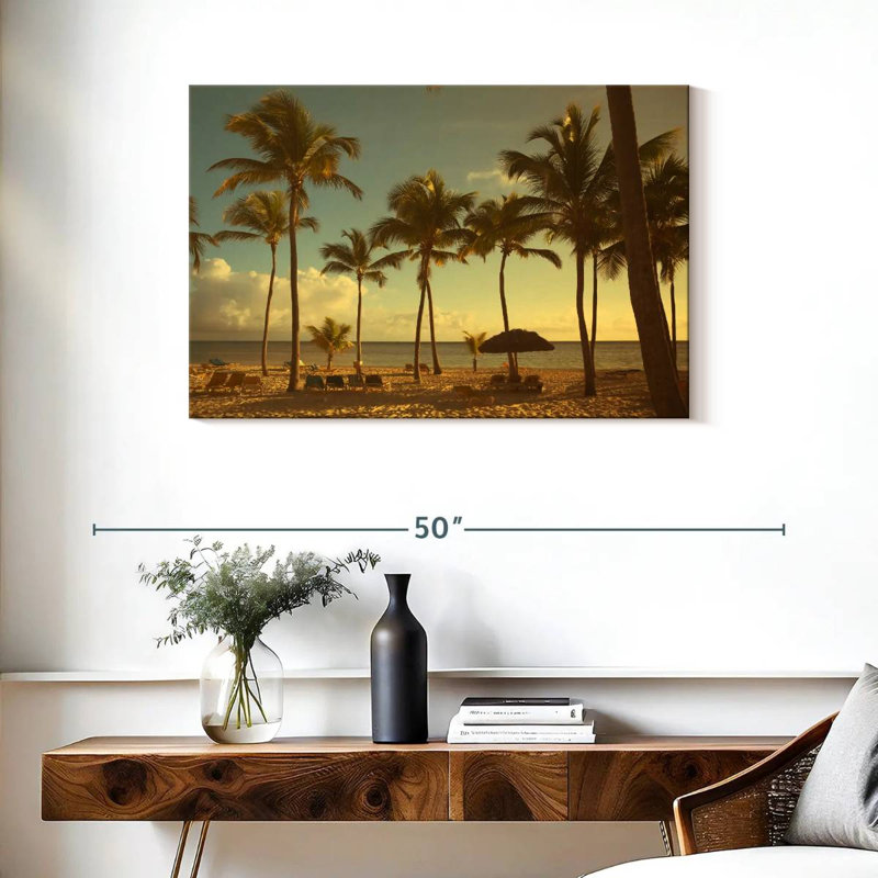 Gillard Jamaica Retro Beach, 24" H x 36" W