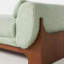 Banc rembourré vert-974855941