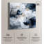 Art mural abstrait Midnight and Ivory II par Art Remedy, prêt à être accroché-999806928