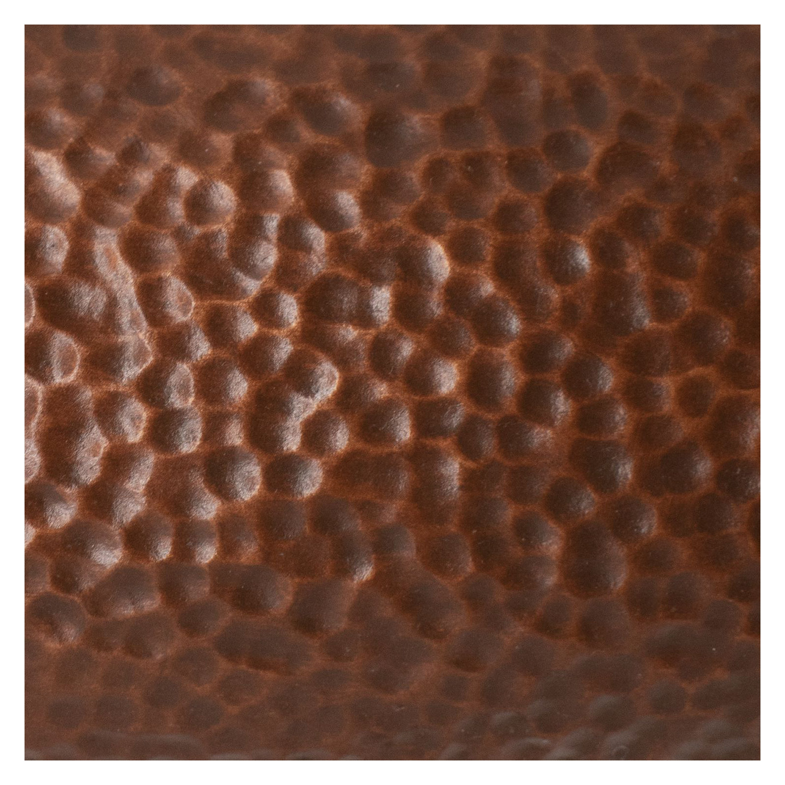 Logan Ceramic Novelty Outdoor Flush Mount, Hammered Copper