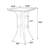 3 Pieces Outdoor Bar Stools Set