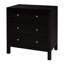 Table de chevet 3 tiroirs Celine, café-601508102