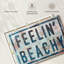 «Feelin 'Beachy Sign», reproduction sur toile tendue-1325017298