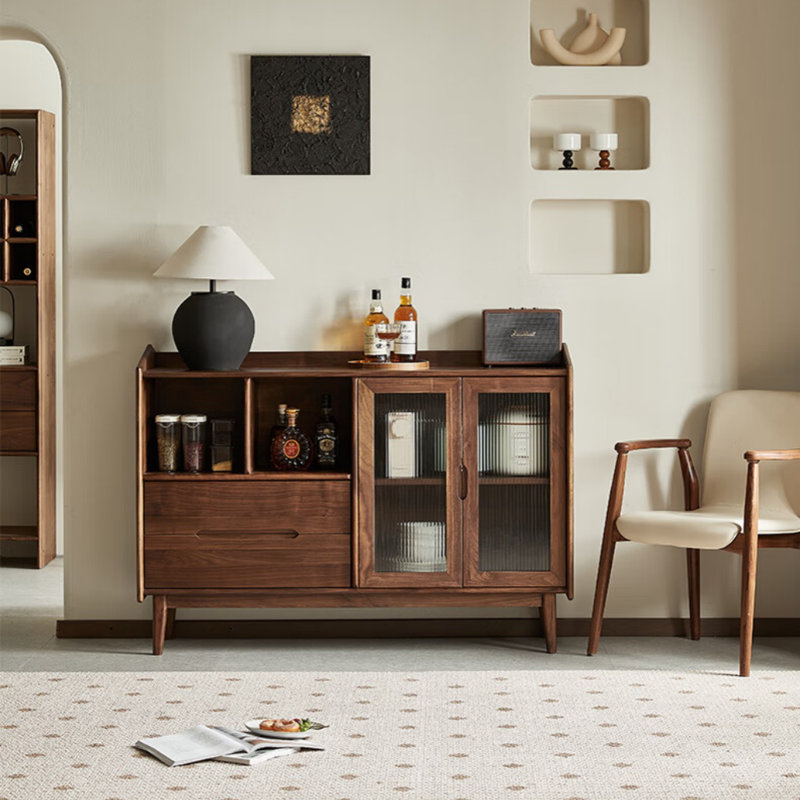 Retro Country Style Simple Sideboard, 39.37" H x 55.12" W x 15.75" D