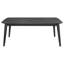 Ensemble de tables basses 3 pièces Bivens noires avec bords chanfreinés élégants et fabrication en bois durable