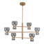 Sutton 36-in Black dimmable LED Chandelier-1946630250-1946630252