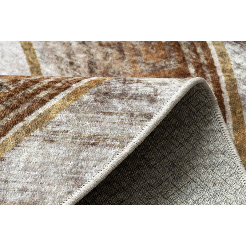 Round Miro Geometric Area Rug, Round 200cm