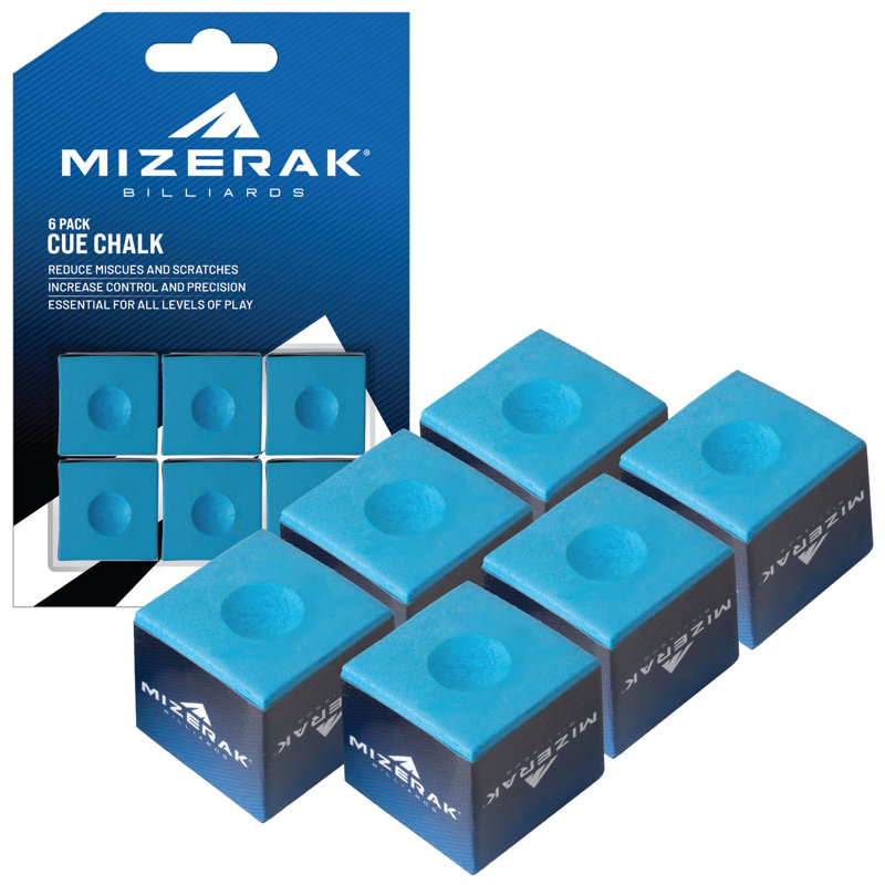 Mizerak Cue Chalk - 6 Pack