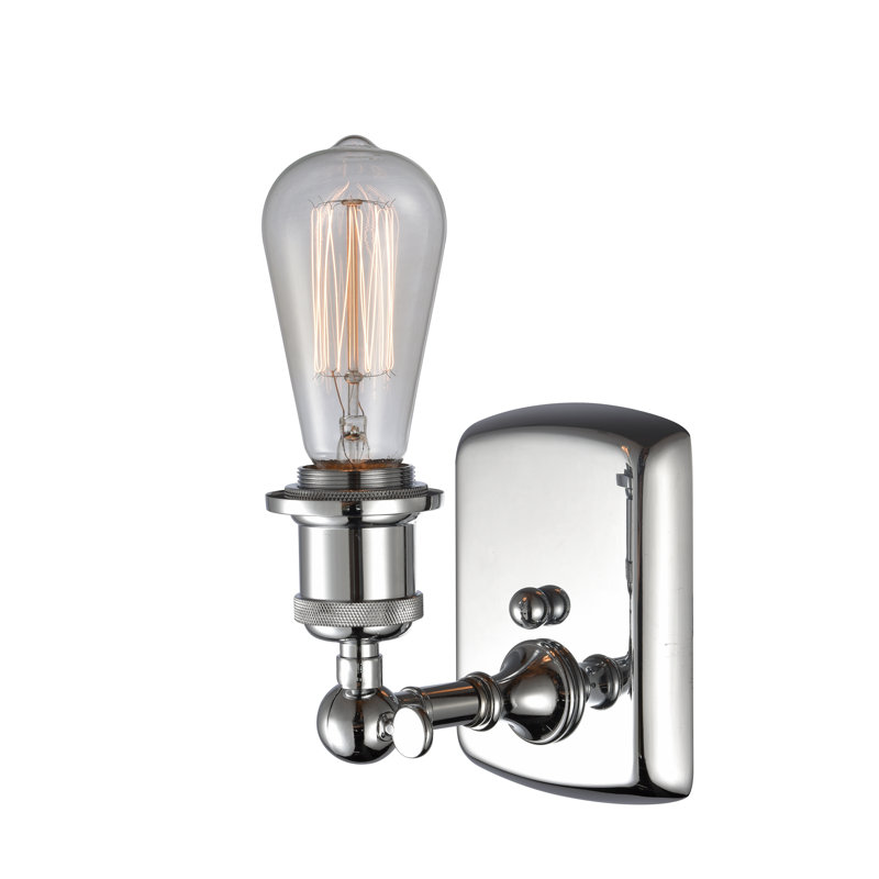 Briele Armed Sconce, Polished Chrome