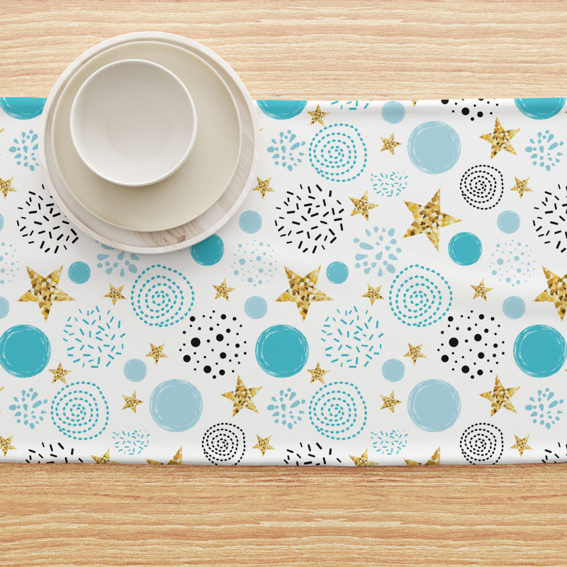 Rectangular Cotton Twill Table Runner, 108" L x 16" W 