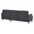 Prado 97" Wide Sofa & Chaise With Solid Wood