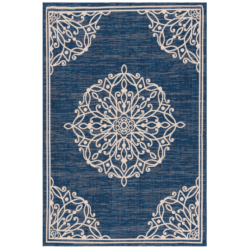Canek Performance Oriental Indoor/Outdoor Area Rug