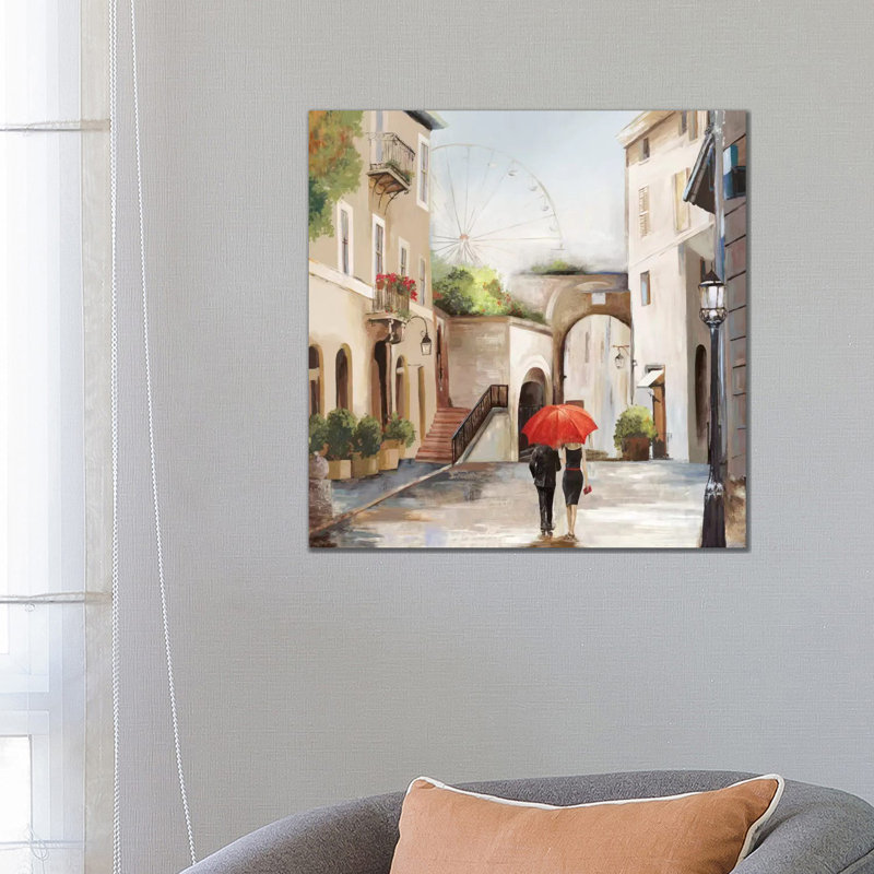 Old Town 1 Piece Wrapped Canvas Painting, 66.04 cm H x 66.04 cm W x 1.91 cm D