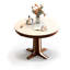 Table de salle à manger blanche-133475524