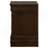 Demetra Cappuccino 2-Drawer Nightstand With Bail Handle