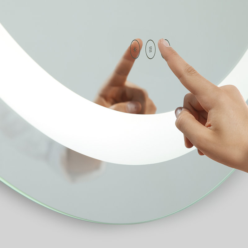 Miroir rond Mera 36x36 de Génération Éclairage , 36 po x 36 po
