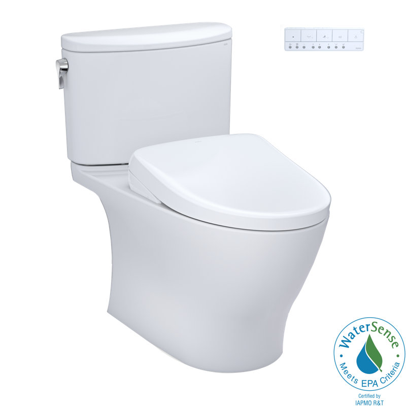 Nexus® 1 GPF Elongated Floor Mounted Two-Piece Toilet (Seat Included) with Auto Flush