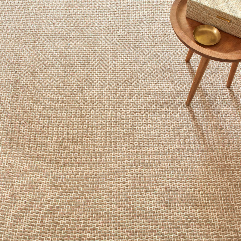 Donnie Ivory Handwoven Jute Rug, Runner 2'6" x 8'