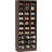 25.6 Inches 10-Tier Espresso  Wooden Shoe Storage Cabinet-8223463