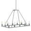 Luminaire suspendu linéaire à DEL pour îlot de cuisine 12 lumières à DEL gradable sizer-430985922