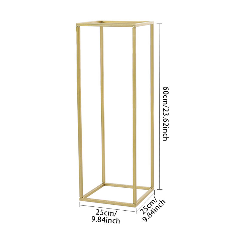 Iron, 60cm H x 25cm W x 25cm D, Gold
