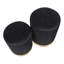 Repose-pieds rond en velours Callum-1078405548
