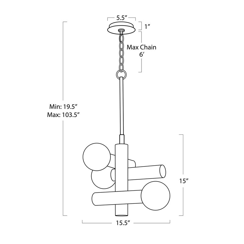 Dion Pendant (Oil Rubbed Bronze), Oil Rubbed Bronze