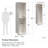 Aodren 23.5'' Reach-In Set