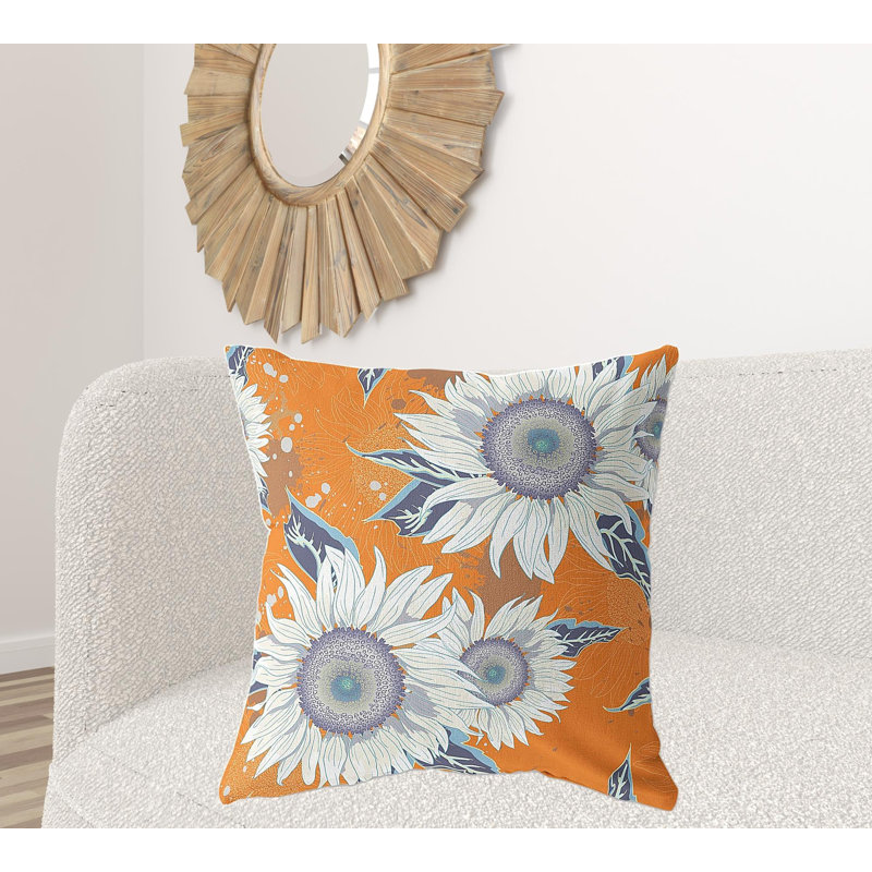 Coussin 28 po x 28 po, Rouge / Blanc