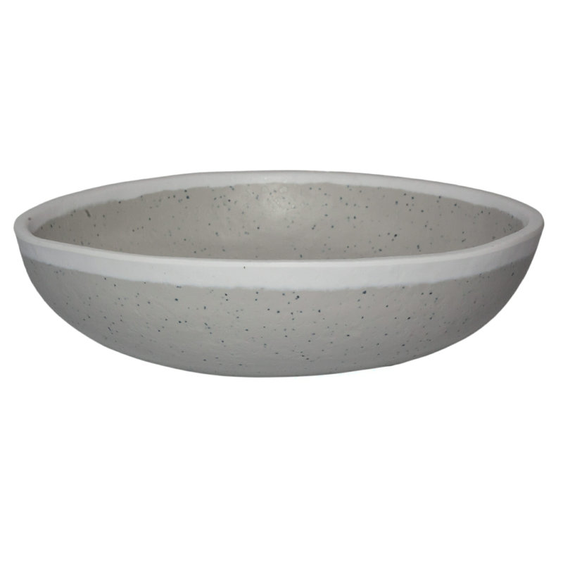 GET Bol à salade / soupe 14 onces en mélamine de style poterie, émaillé, brun (ensemble de 12), Gris
