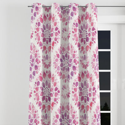 Abstract Curtains - Modern Azylah Grommet Curtain - 1 Panel