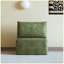 Fauteuil d'appoint 1 place rembourré vert