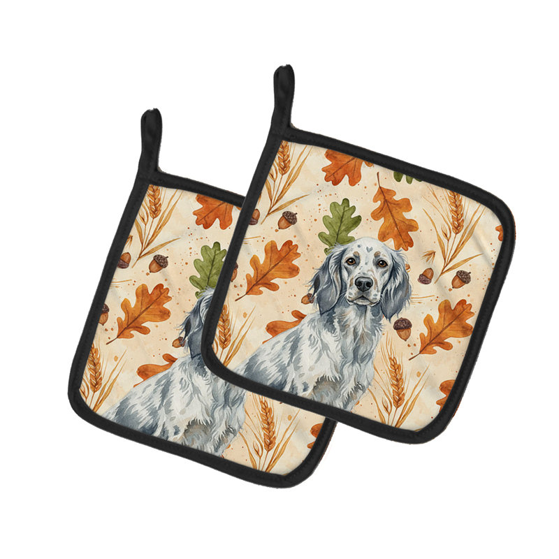Paire de poignées Blue Belton English Setter Heirloom Fall