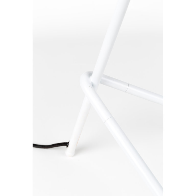 Shady Tripod Table Lamp, White