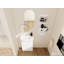 Meuble-lavabo autoportant de 23 po avec lavabo et support de rangement, portes à fermeture douce-126202332