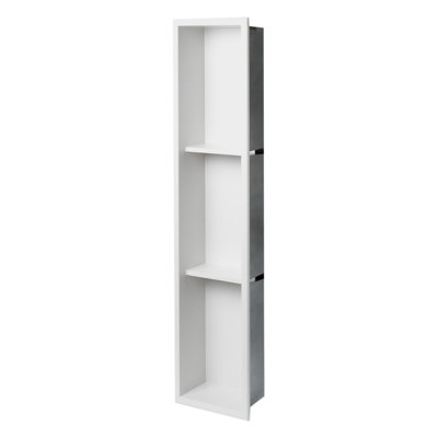 Adhesive Stainless Steel Shower Shelf